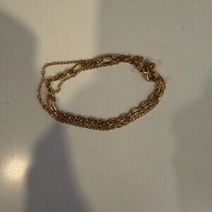 PANDORA Elegant Gold Chain Bracelet